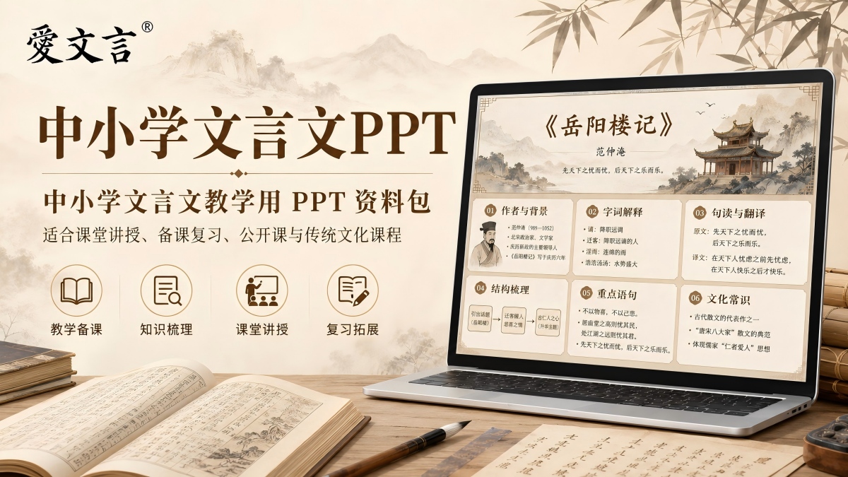 中小学文言文PPT