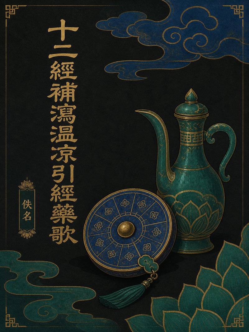 十二经补泻温凉引经药歌