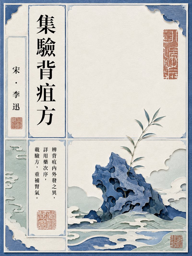 集验背疽方