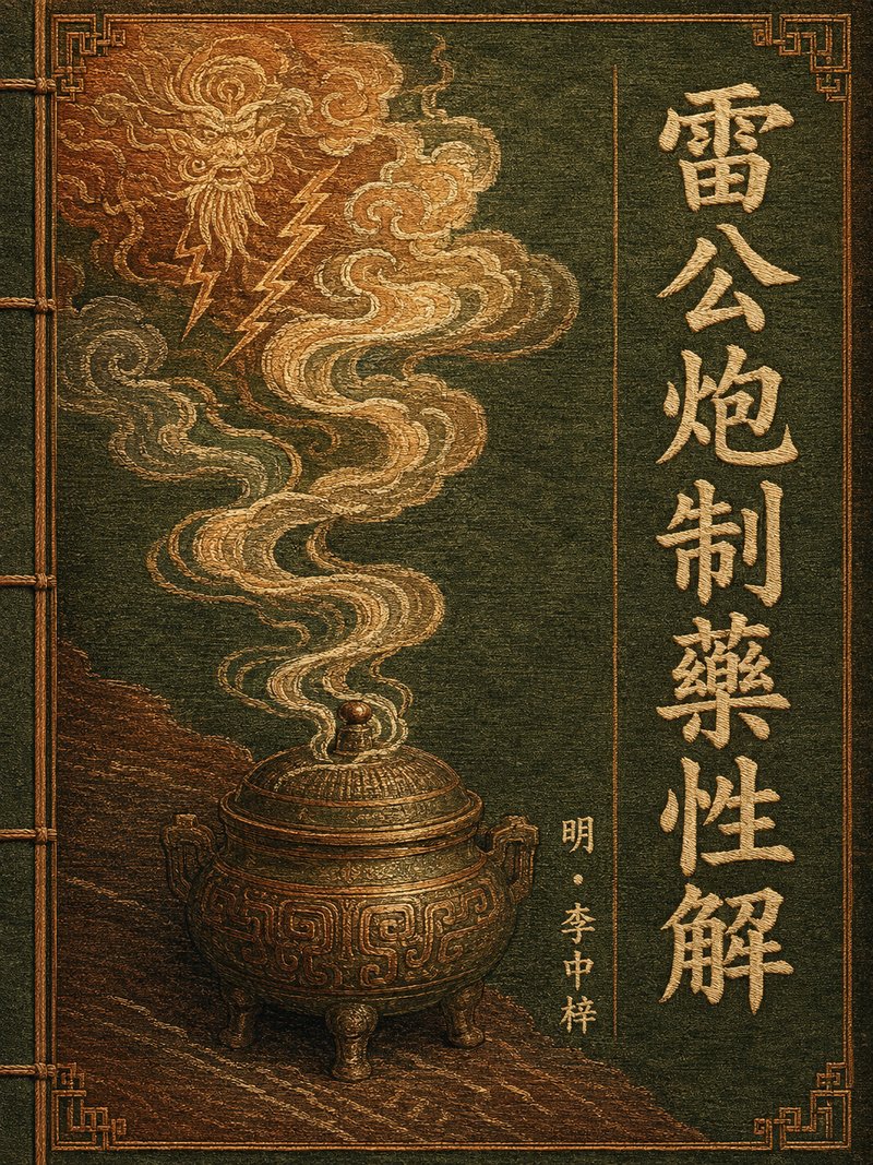 雷公炮制药性解
