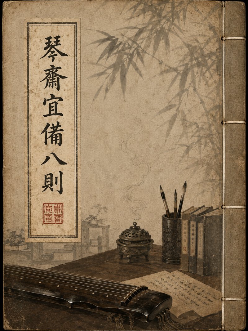 琴斋宜备八则