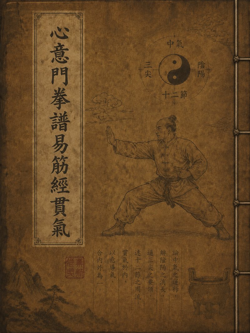 心意门拳谱易筋经贯气