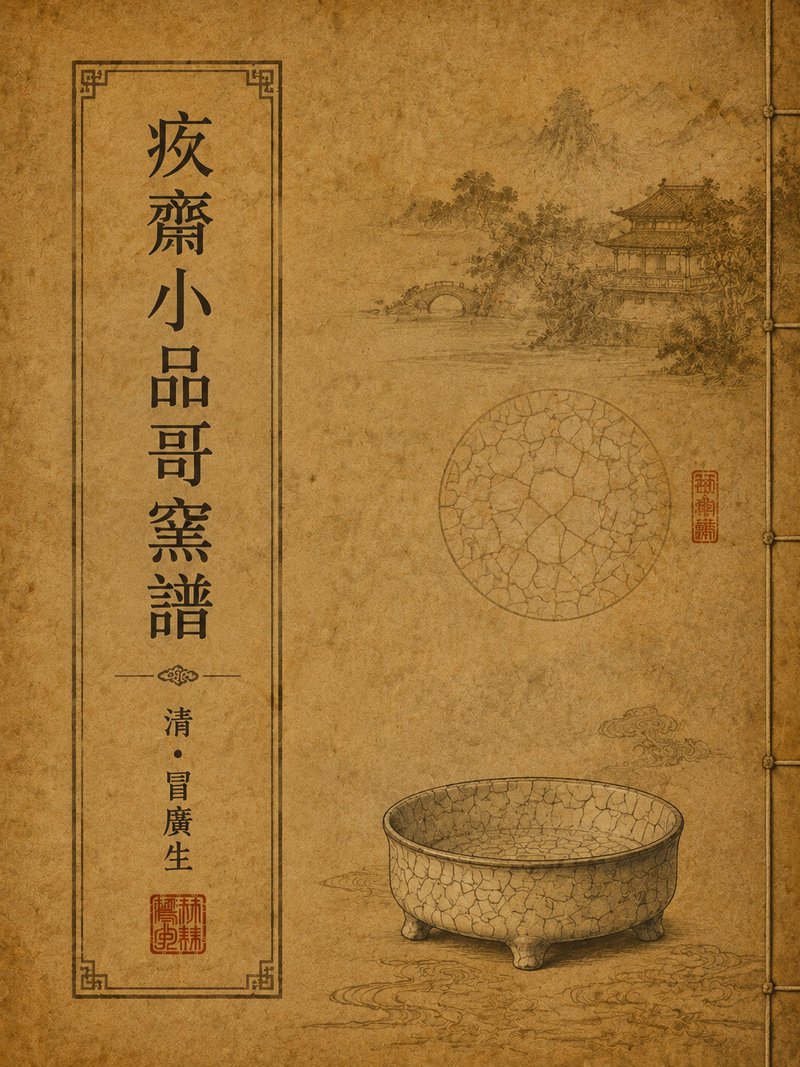 疚斋小品哥窑谱