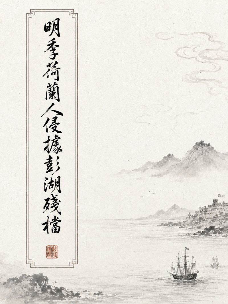 明季荷兰人侵据彭湖残档