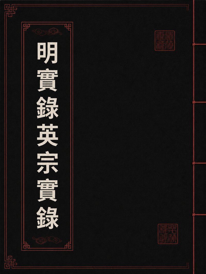 明实录英宗实录