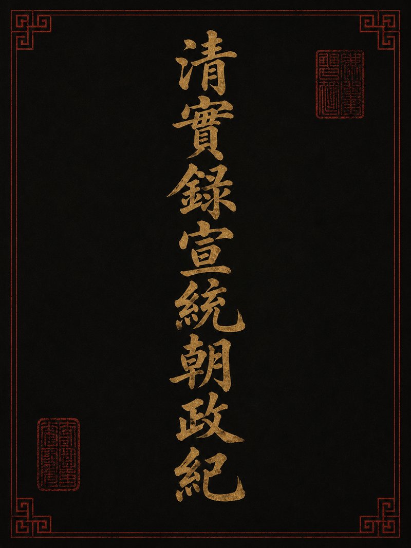 清实录宣统朝政纪
