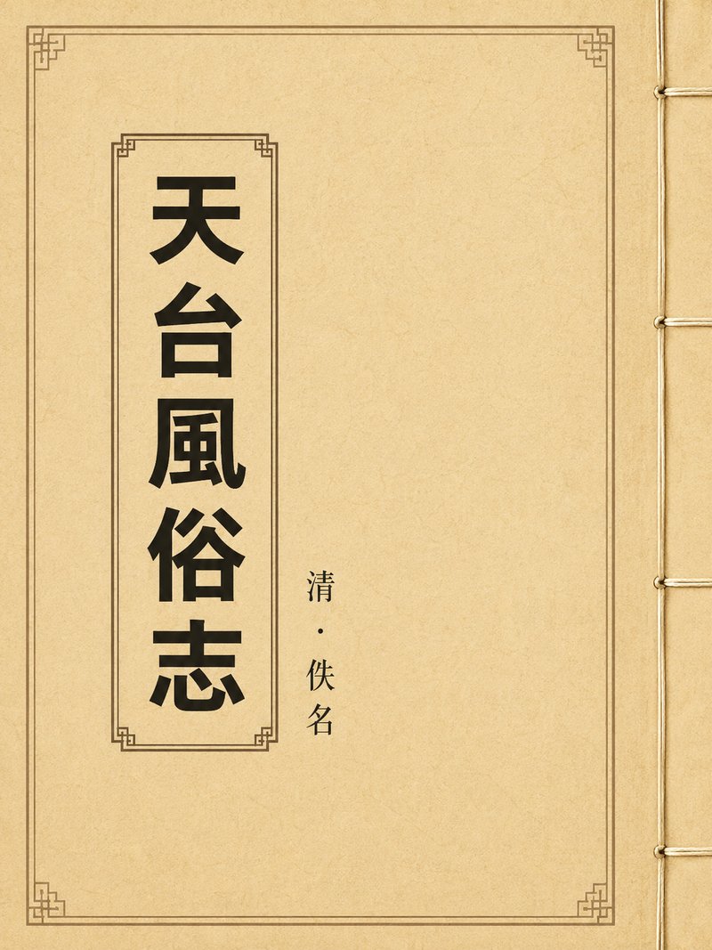 天台风俗志