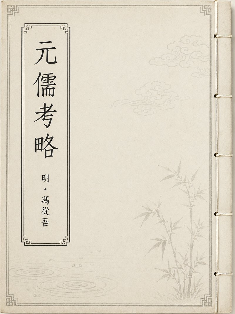 元儒考略
