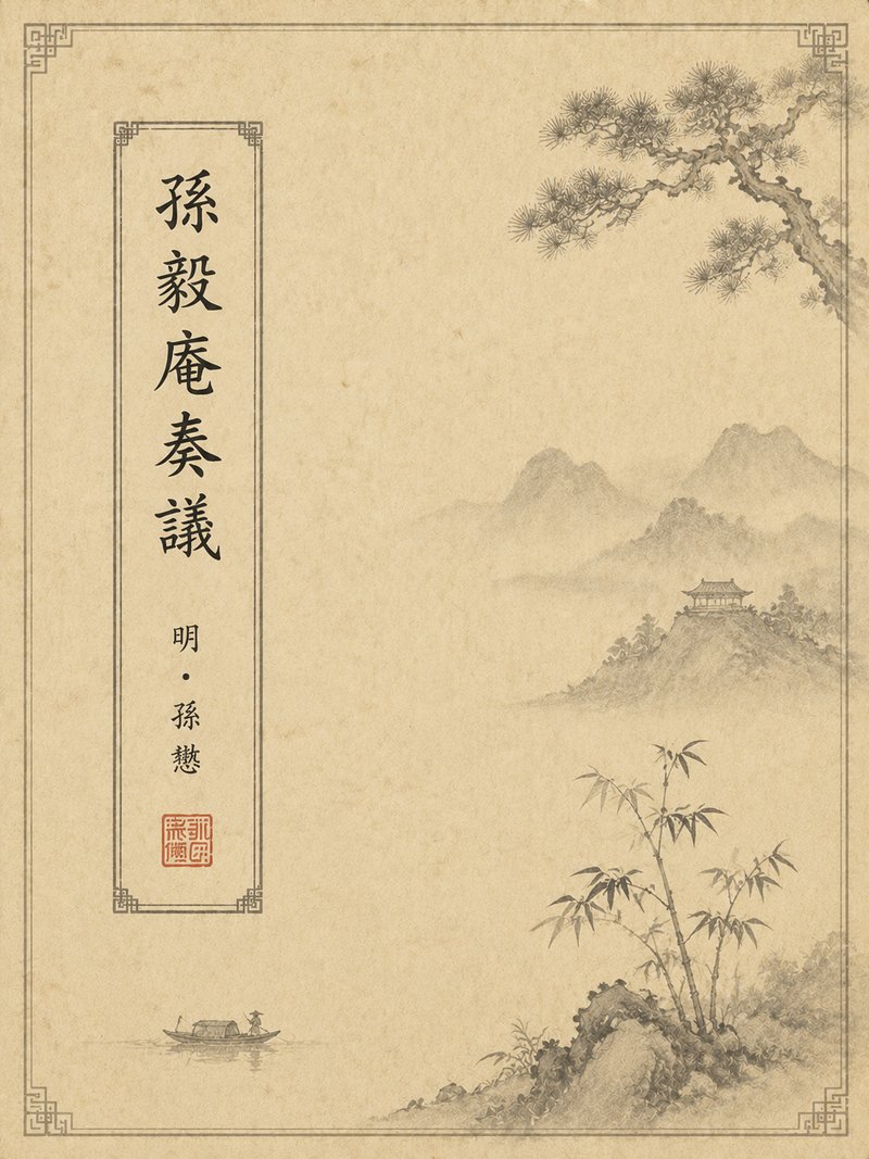 孙毅庵奏议