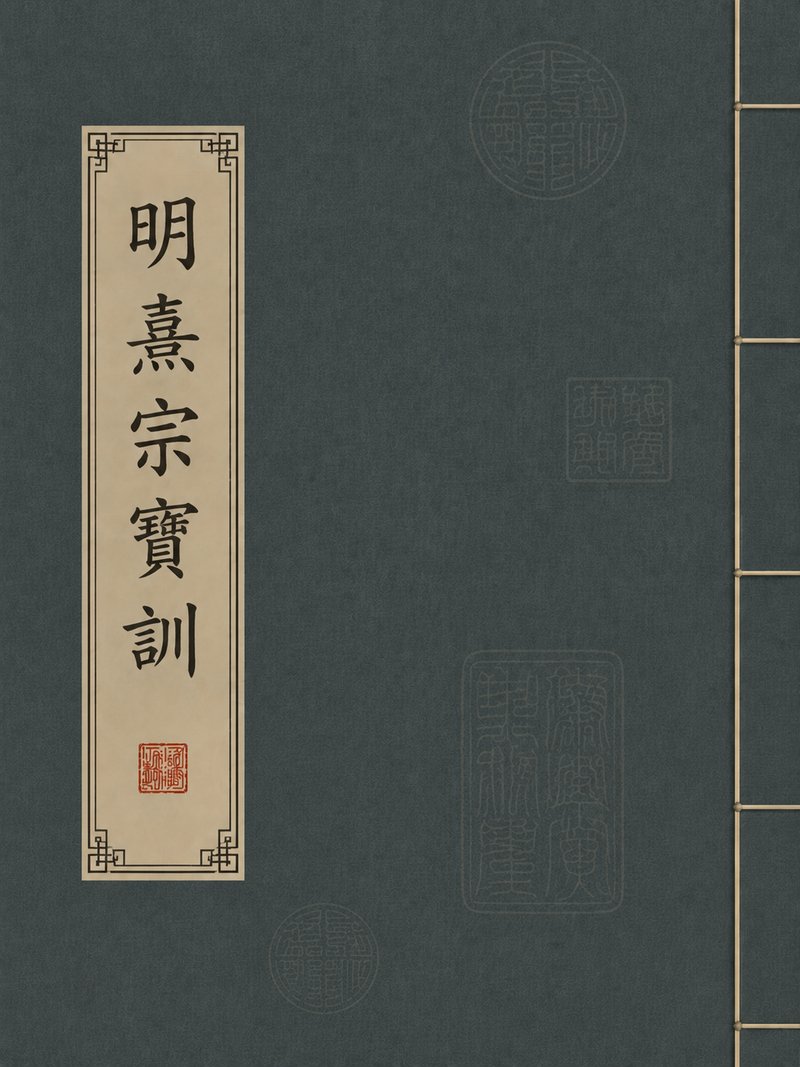 明熹宗宝训