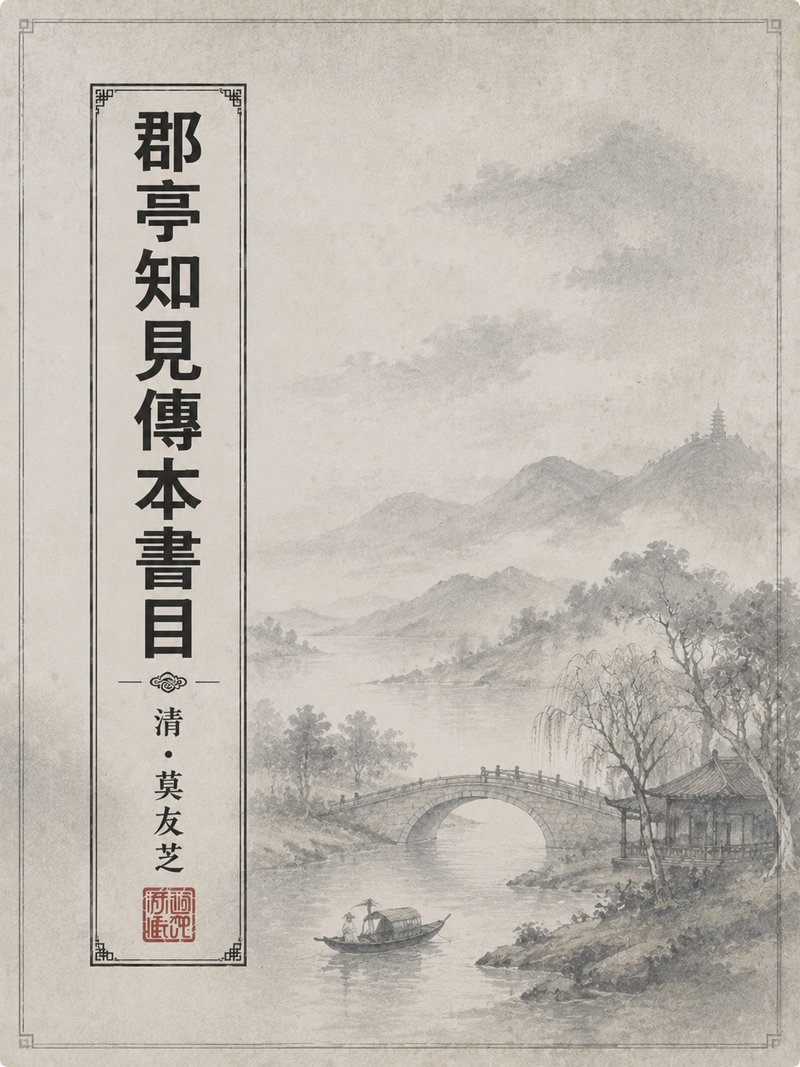 郘亭知见传本书目