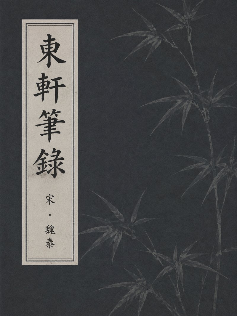 东轩笔录