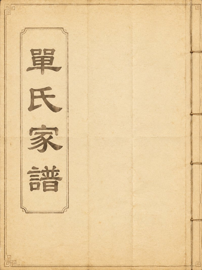 单氏家谱