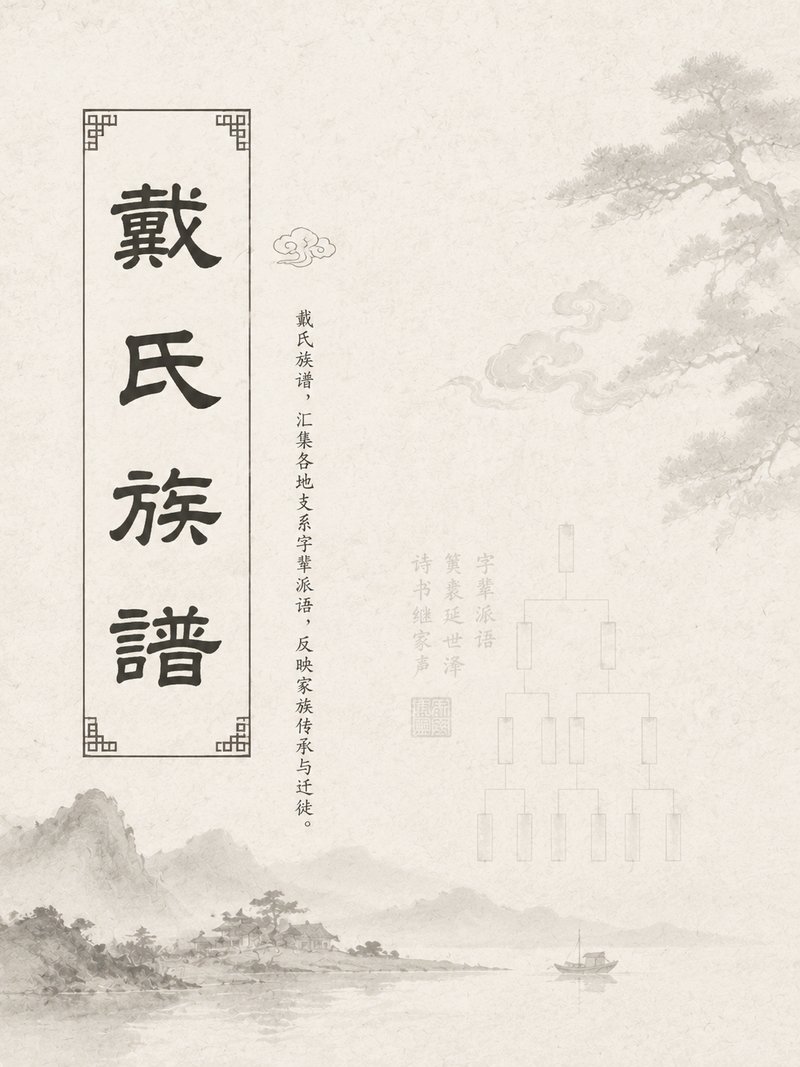 戴氏族谱