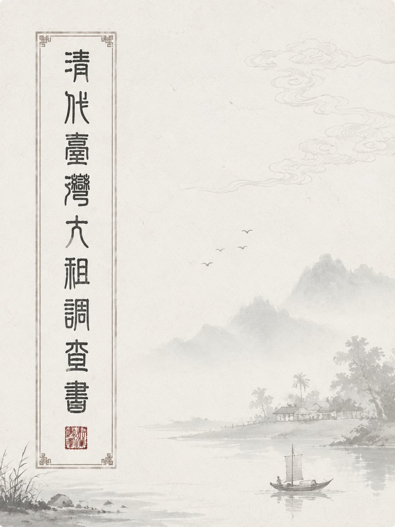 清代台湾大租调查书