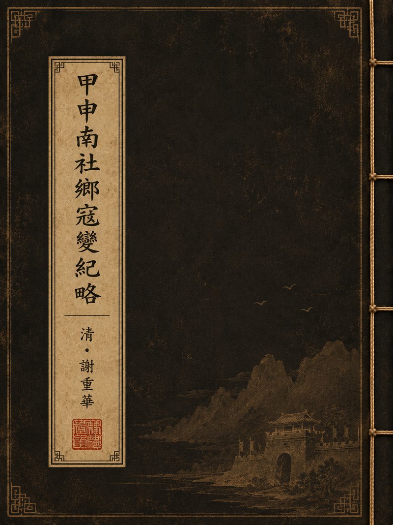 甲申南社乡寇变纪略
