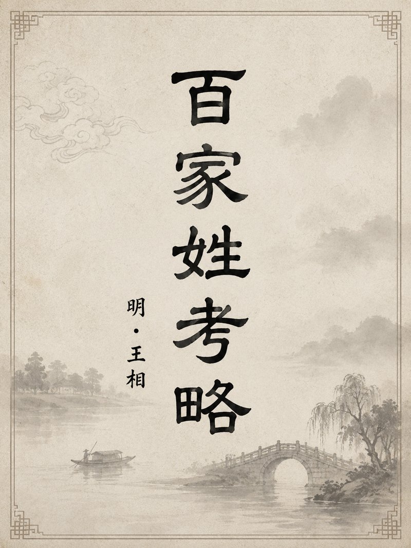 百家姓考略