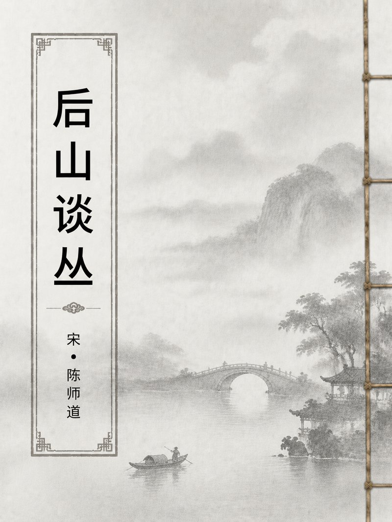 后山谈丛
