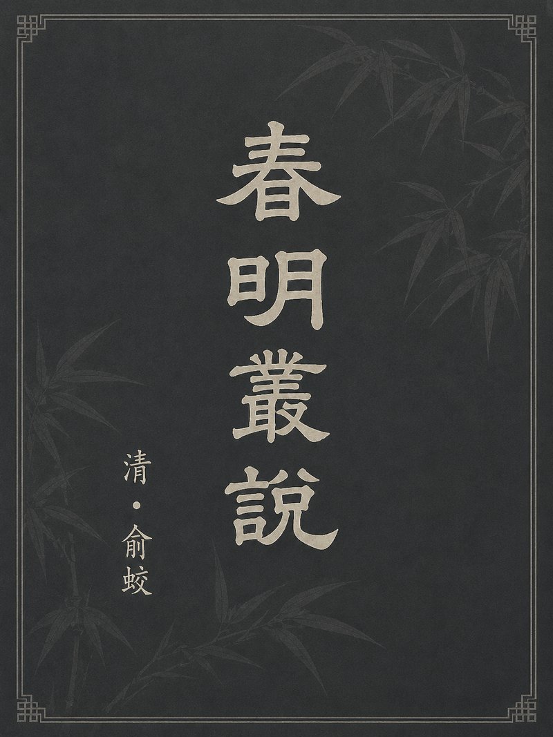 春明丛说