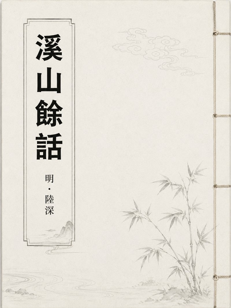 溪山余话