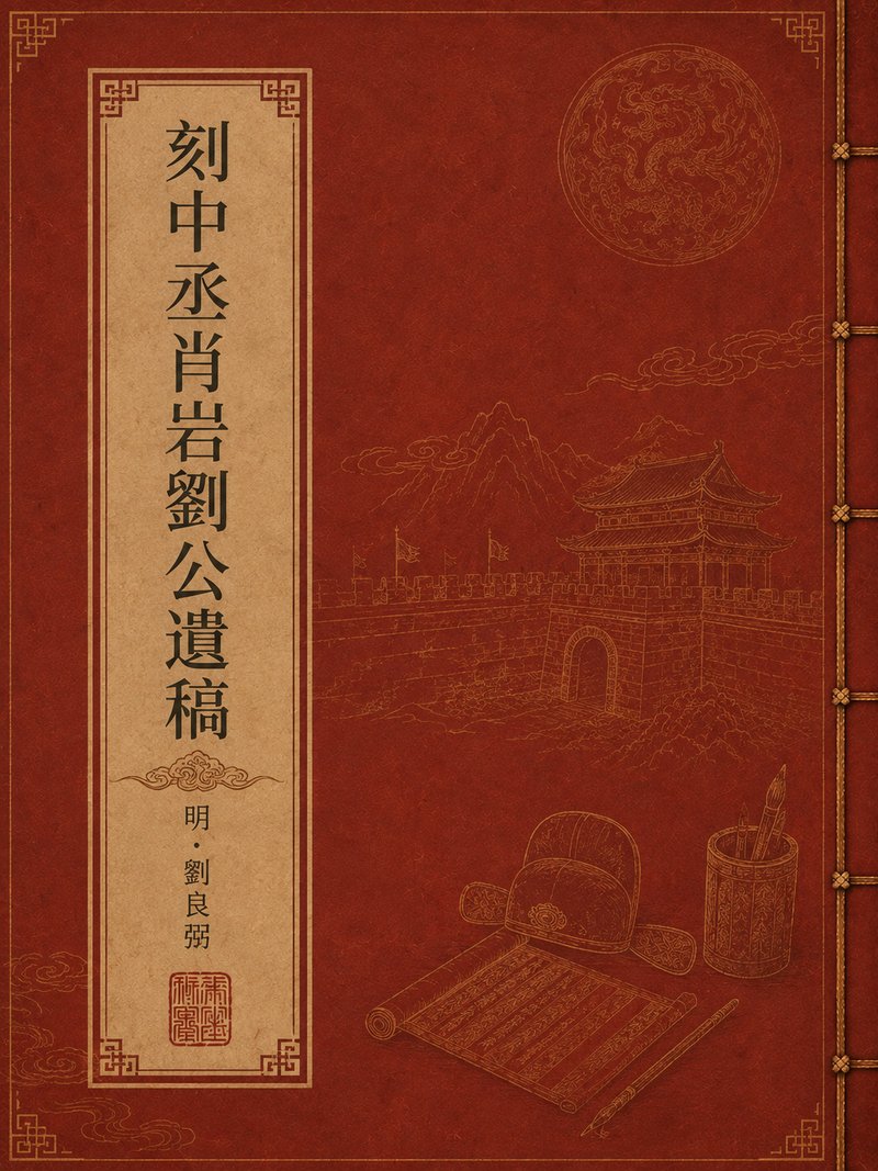 刻中丞肖岩刘公遗稿