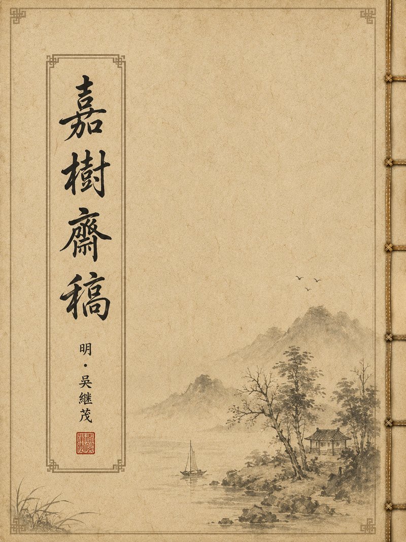 嘉树斋稿
