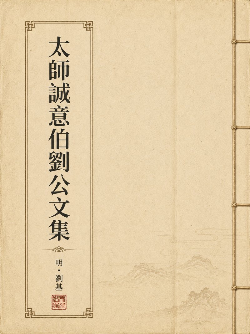 太师诚意伯刘公文集