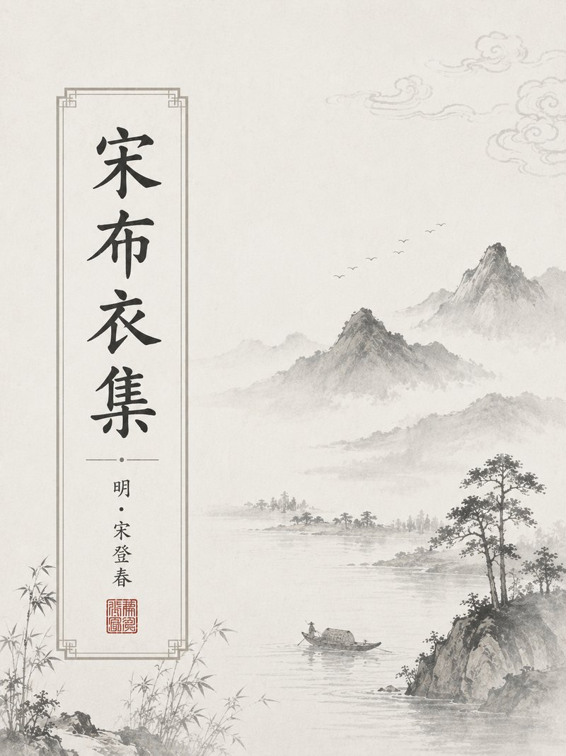 宋布衣集