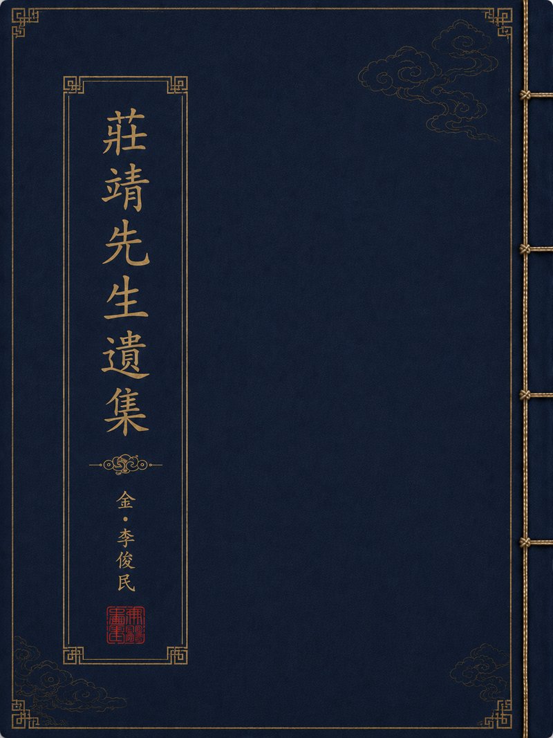 庄靖先生遗集