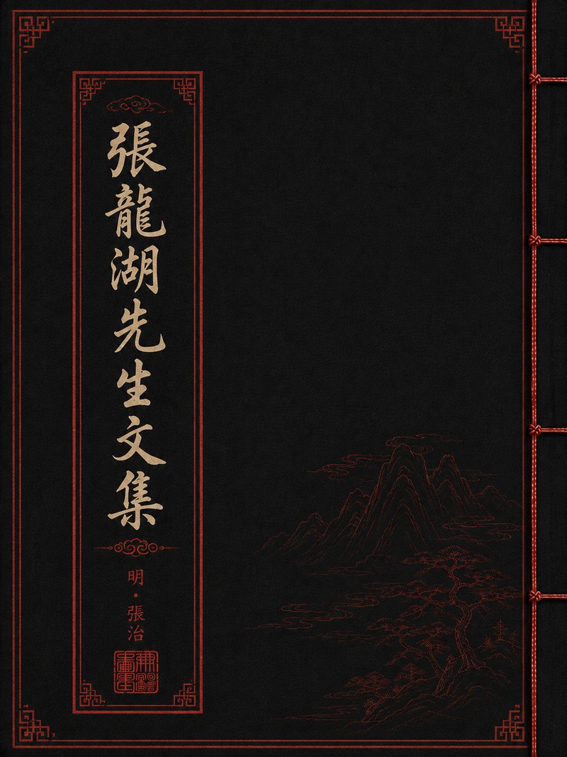 张龙湖先生文集