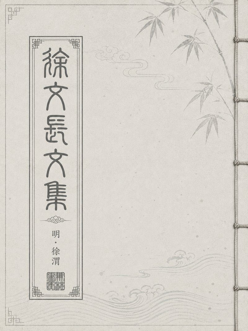 徐文长文集