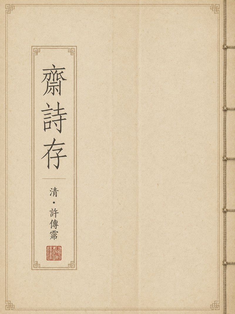 斋诗存