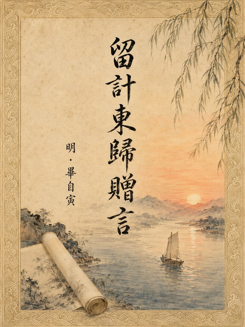 留计东归赠言