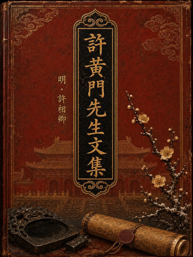 许黄门先生文集