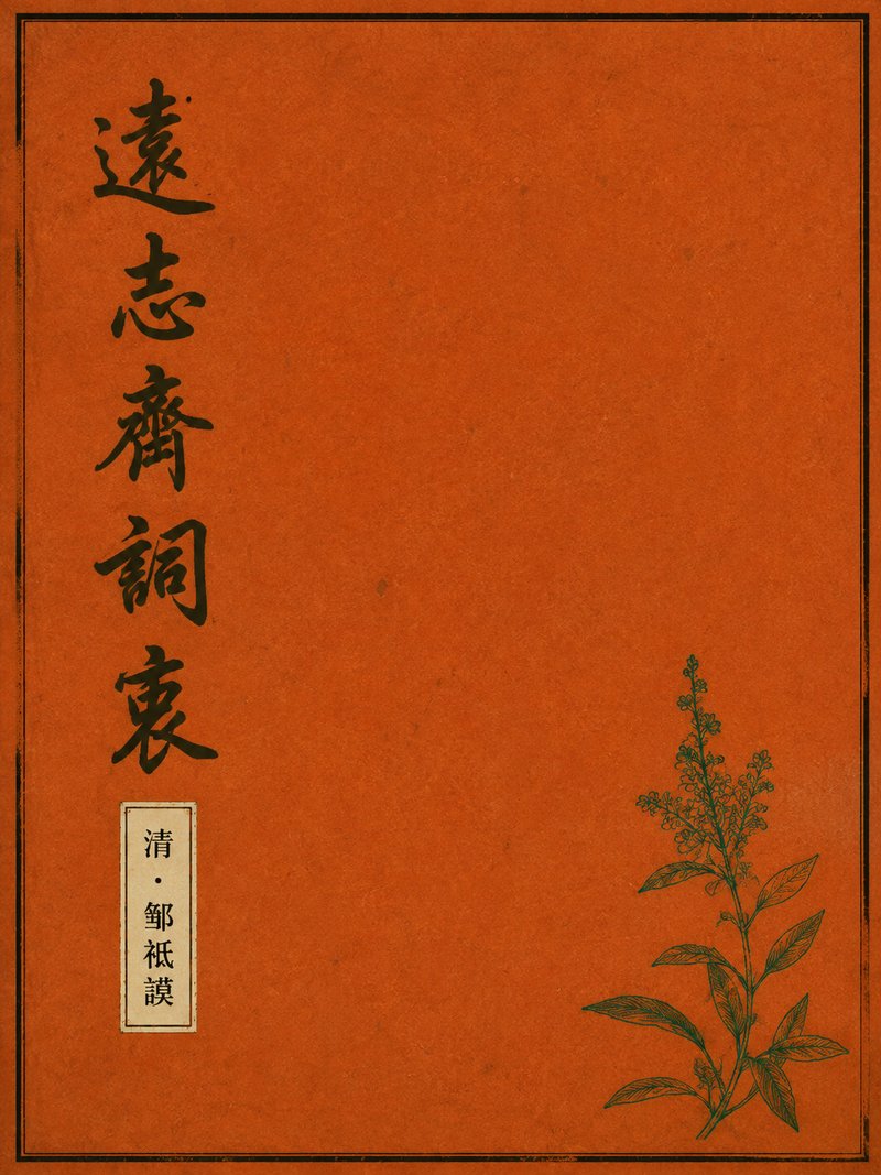远志斋词衷