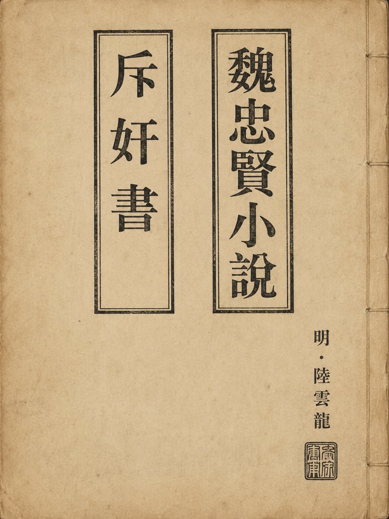 魏忠贤小说斥奸书