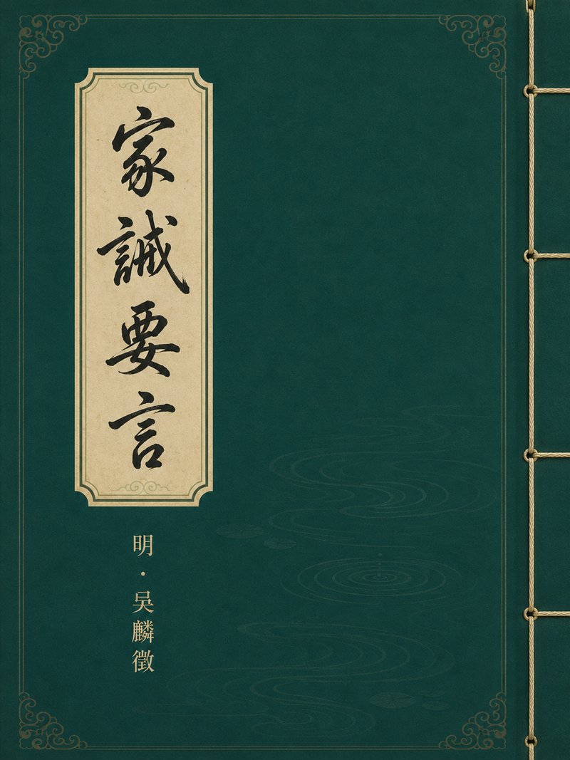 家诫要言
