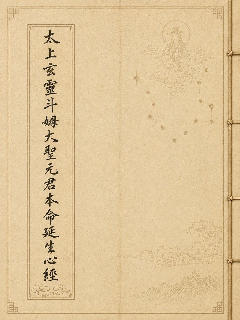 太上玄灵斗姆大圣元君本命延生心经