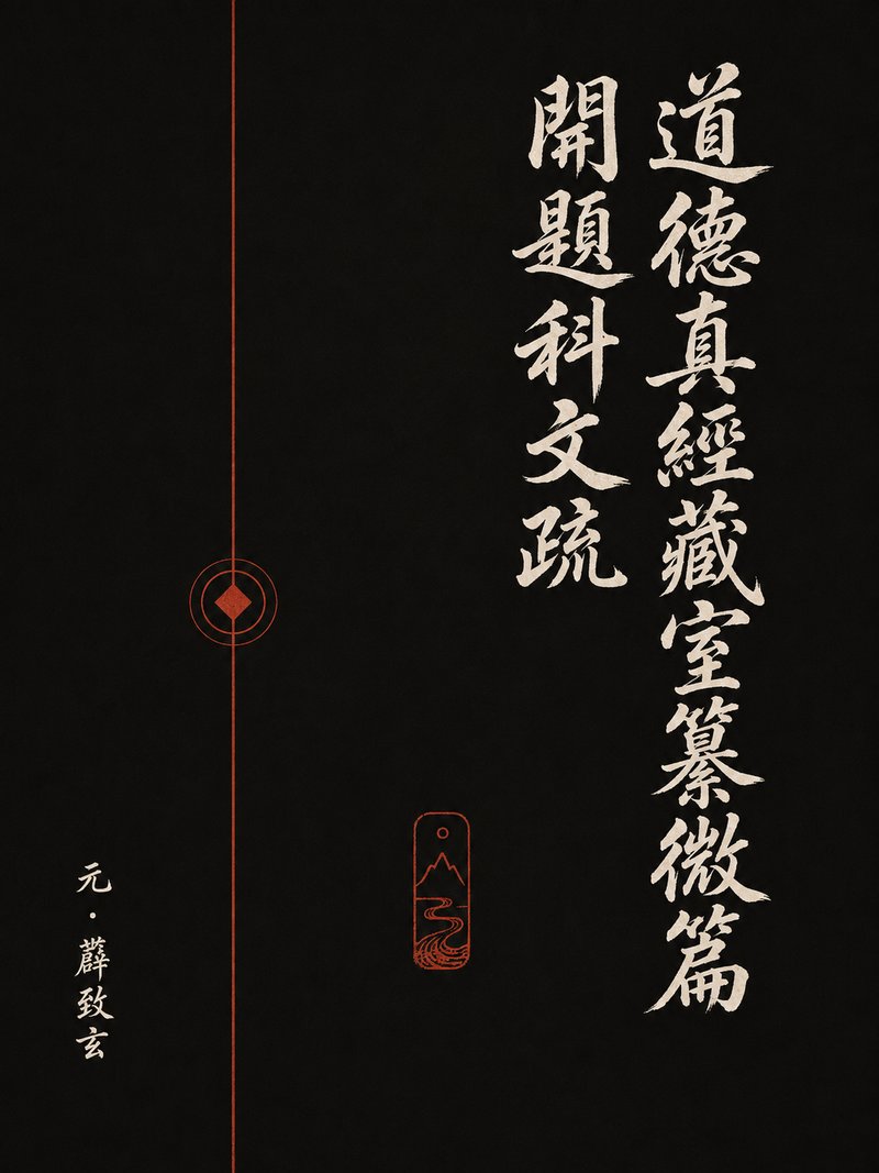 道德真经藏室纂微篇开题科文疏