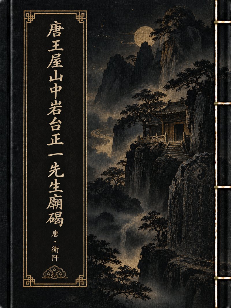 唐王屋山中岩台正一先生庙碣