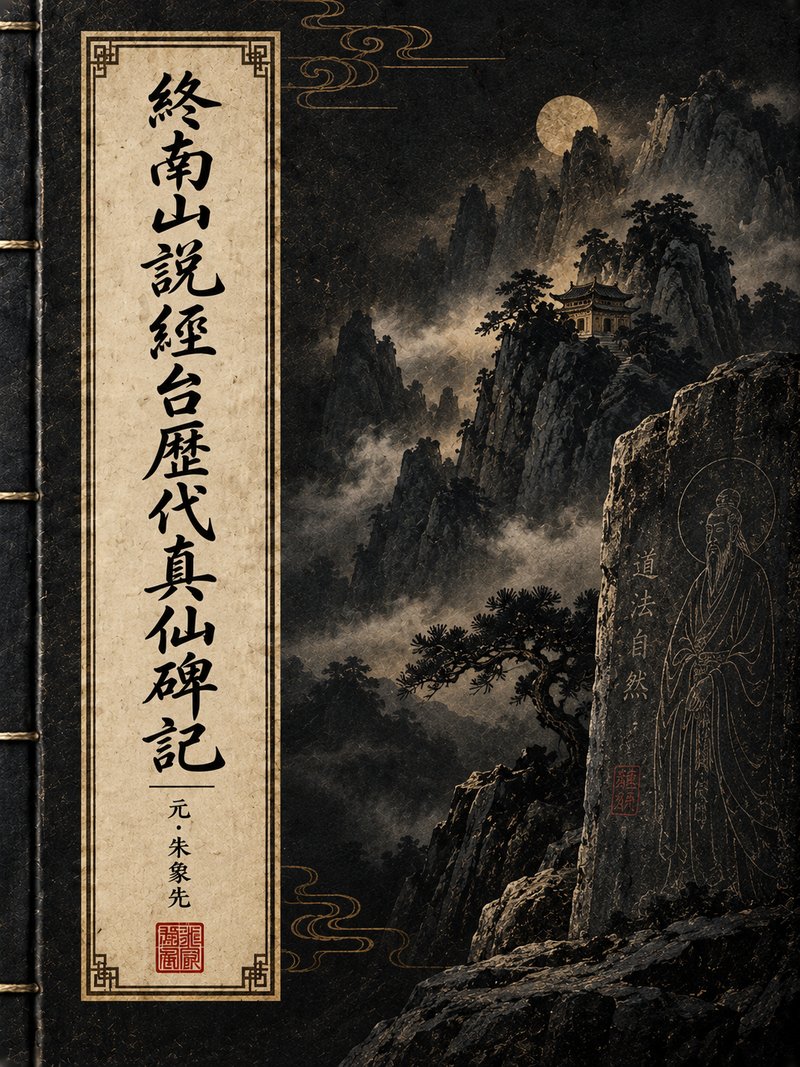终南山说经台历代真仙碑记
