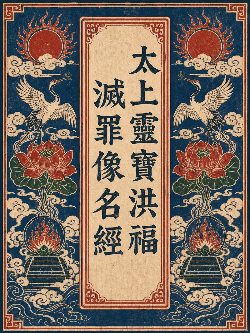 太上灵宝洪福灭罪像名经