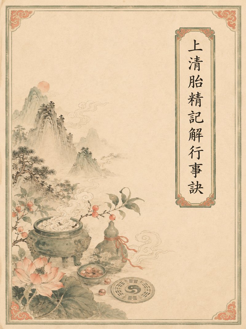 上清胎精记解行事诀