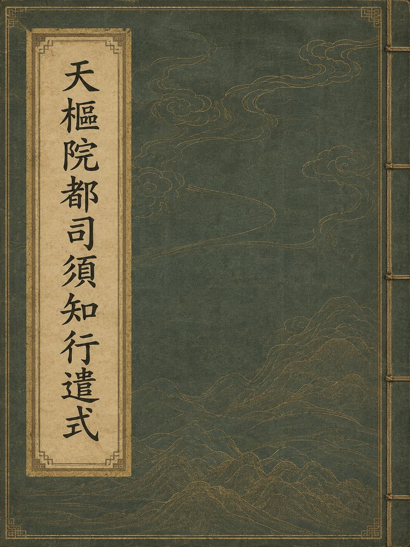 天枢院都司须知行遣式