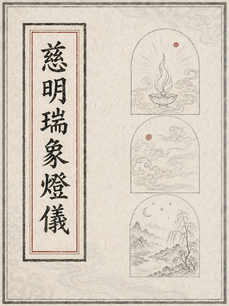 慈明瑞象灯仪