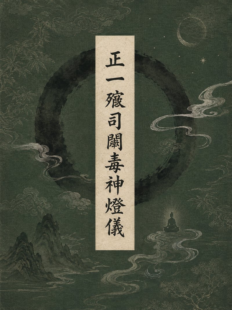 正一殟司辟毒神灯仪