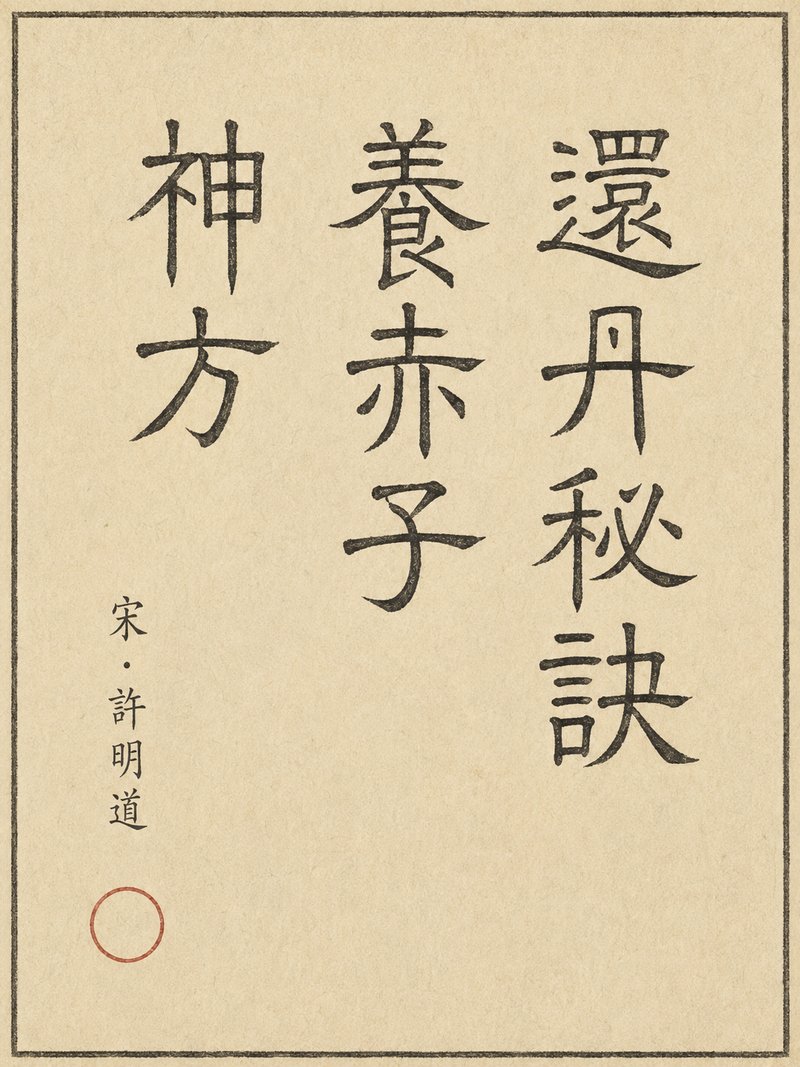 还丹秘诀养赤子神方