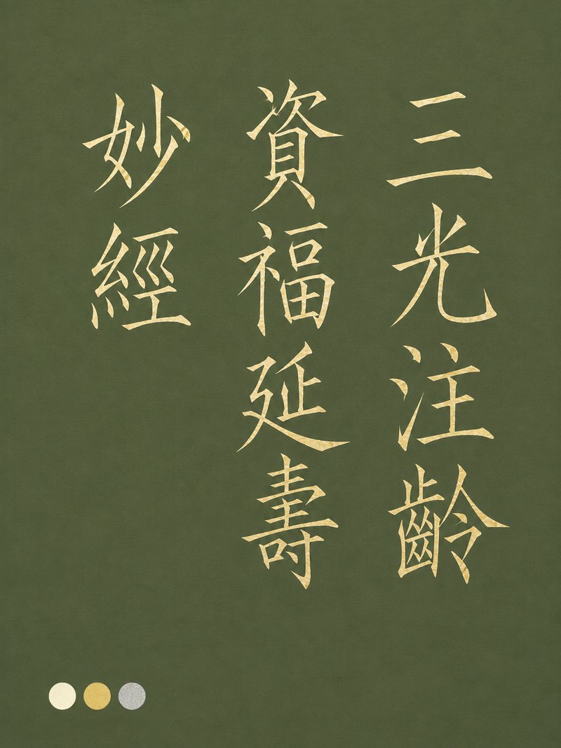 三光注龄资福延寿妙经