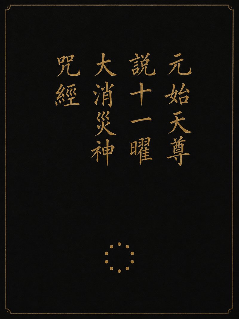 元始天尊说十一曜大消灾神咒经