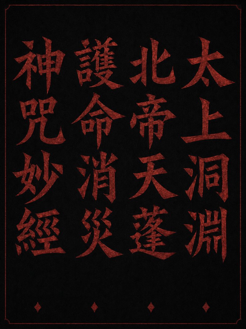 太上洞渊北帝天蓬护命消灾神咒妙经